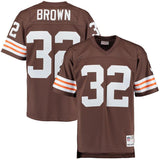 Jim Brown #32 Cleveland Browns Brown 1963 Retired Player Replica Jersey