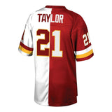 Sean Taylor #21 Washington Redskins Burgundy/White 2007 Retired Player Split Replica Jersey
