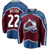 Colin Wilson #22 Colorado Avalanche Burgundy Breakaway Player Jersey
