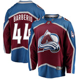 Mark Barberio #44 Colorado Avalanche Burgundy Breakaway Player Jersey