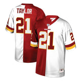 Sean Taylor #21 Washington Redskins Burgundy/White 2007 Retired Player Split Replica Jersey