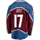 Tyson Jost #17 Colorado Avalanche Burgundy Breakaway Player Jersey
