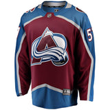 Gabriel Bourque #57 Colorado Avalanche Burgundy Breakaway Player Jersey