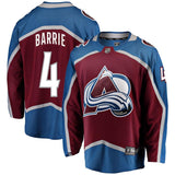 Tyson Barrie #4 Colorado Avalanche Burgundy Breakaway Player Jersey