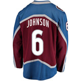 Erik Johnson #6 Colorado Avalanche Burgundy Breakaway Player Jersey