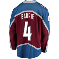 Tyson Barrie #4 Colorado Avalanche Burgundy Breakaway Player Jersey
