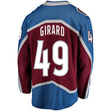 Samuel Girard #49 Colorado Avalanche Burgundy Breakaway Player Jersey