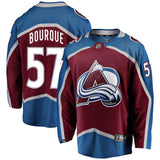 Gabriel Bourque #57 Colorado Avalanche Burgundy Breakaway Player Jersey