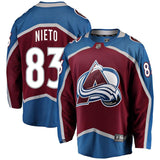 Matt Nieto #83 Colorado Avalanche Burgundy Breakaway Player Jersey