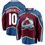 Sven Andrighetto #10 Colorado Avalanche Burgundy Breakaway Player Jersey