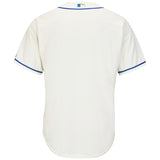 Seattle Mariners White/Aqua/Cream Official Cool Base Jersey