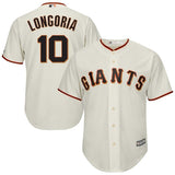 Evan Longoria #10 San Francisco Giants Home Cool Base Player Jersey