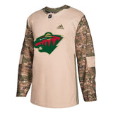 Minnesota Wild Camo Veterans Day Practice Jersey