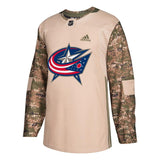 Columbus Blue Jackets Camo Veterans Day Practice Jersey