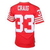 Roger Craig #33 San Francisco 49ers Cardinal 1990 Replica Retired Player Jersey