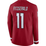 Larry Fitzgerald Arizona Cardinals Cardinal Therma Long Sleeve Jersey