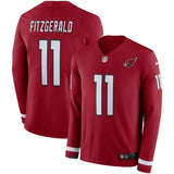 Larry Fitzgerald Arizona Cardinals Cardinal Therma Long Sleeve Jersey