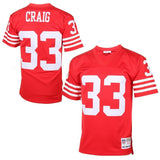 Roger Craig #33 San Francisco 49ers Cardinal 1990 Replica Retired Player Jersey