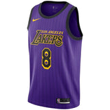 Kobe Bryant #8 Los Angeles Lakers Purple 2018/19 Mens Swingman Jersey – City Edition