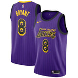 Kobe Bryant #8 Los Angeles Lakers Purple 2018/19 Mens Swingman Jersey – City Edition