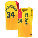 Giannis Antetokounmpo #34 Milwaukee Bucks 2018/19 Mens Swingman Jersey
