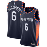Kristaps Porzingis #6 New York Knicks 2018/19 Mens Swingman Jersey