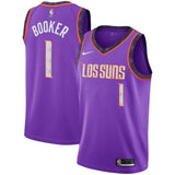 Devin Booker #1 Phoenix Suns 2018/19 Mens Swingman Jersey