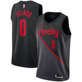 Damian Lillard #0 Portland Trail Blazers Red 2018/19 Mens Swingman Jersey