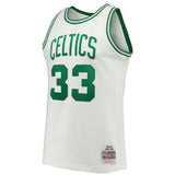 Larry Bird #33 Boston Celtics 1985-86 Hardwood Classics Mens Swingman Jersey