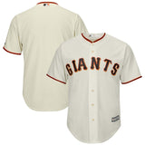 San Francisco Giants Youth Cream Official Cool Base Jersey