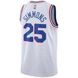 Ben Simmons #25 Philadelphia 76ers 2018/19 Mens Swingman Jersey