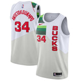 Giannis Antetokounmpo #34 Milwaukee Bucks 2018/19 Mens Swingman Jersey