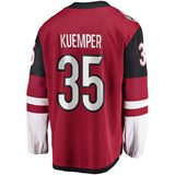 Darcy Kuemper #35 Arizona Coyotes Garnet Breakaway Player Jersey