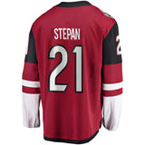 Derek Stepan #21 Arizona Coyotes Garnet Breakaway Player Jersey