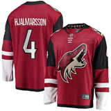 Niklas Hjalmarsson #4 Arizona Coyotes Garnet Breakaway Player Jersey
