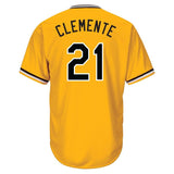Roberto Clemente #21 Pittsburgh Pirates Youth Gold Alternate Official Cool Base Player Jersey