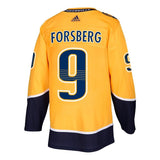 Filip Forsberg #9 Nashville Predators Gold Player Jersey