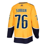 PK Subban #76 Nashville Predators Gold Player Jersey