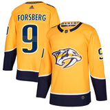 Filip Forsberg #9 Nashville Predators Gold Player Jersey