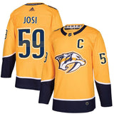 Roman Josi #59 Nashville Predators Gold Home Player Jersey