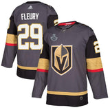 Marc-Andre Fleury #29 Vegas Golden Knights Gray 2018 Stanley Cup Final Bound Patch Player Jersey
