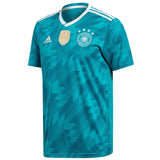 Germany National Team Green/White 2018 Away Replica Blank Jersey