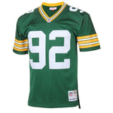 Reggie White #92 Green Bay Packers Green 1996 Retired Player Vintage Replica Jersey
