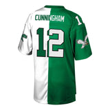 Randall Cunningham #12 Philadelphia Eagles Green/White 1990 Retired Player Split Replica Jersey
