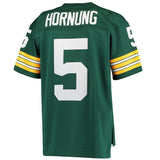 Paul Hornung #5 Green Bay Packers Green 1966 Retired Player Replica Jersey