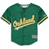 Oakland Athletics Youth Kelly Green/White Official Cool Base Team Jersey