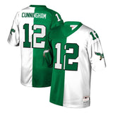Randall Cunningham #12 Philadelphia Eagles Green/White 1990 Retired Player Split Replica Jersey