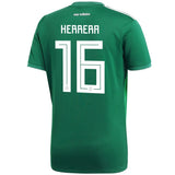 Hector Herrera #16 Mexico National Team Green 2018 Home Replica Jersey