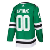 Dallas Stars Kelly Green Home Blank Jersey
