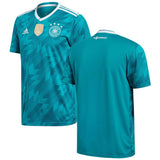 Germany National Team Green/White 2018 Away Replica Blank Jersey